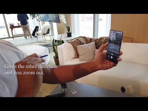 Demonstrating Air Control with the Samsung Galaxy Note10 Video