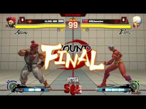 USF4 - AVM.Gamerbee vs LLL.MBR - SGB 2K15 Winners Final (Solo)