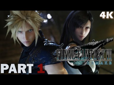 FINAL FANTASY 7 REMAKE PC Walkthrough Gameplay - Part 1