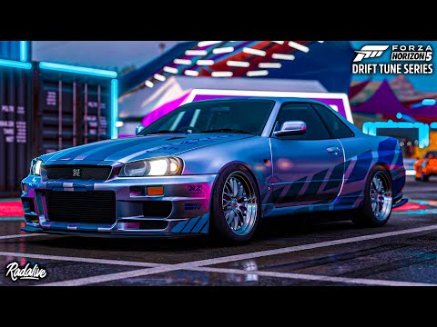 THE BEST R34 DRIFT BUILD in Forza Horizon 5!