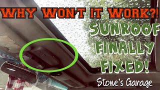 1996 4Runner sunroof fix