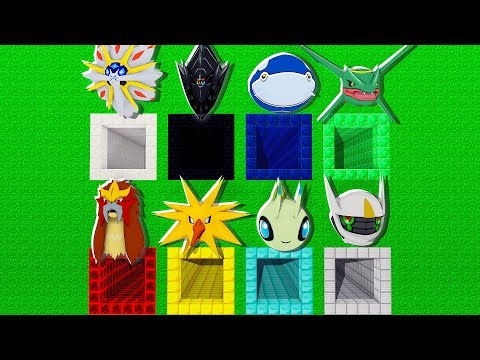 ENTRE NO BURACO DE POKEMON LENDARIO E CAPTURE - MINECRAFT PIXELMON MOD