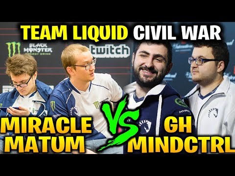 TEAM LIQUID CIVIL WAR - MIRACLE MATUM vs GH MINDCONTROL