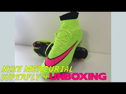 Nike Mercurial Superfly 4 Volt/Hyper Pink | Unboxing | Replica