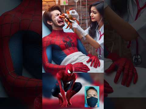 Superhero crying at crab bite????Superhero very cute-AIIcharacter marvel & DC #avengers #shorts #marvel