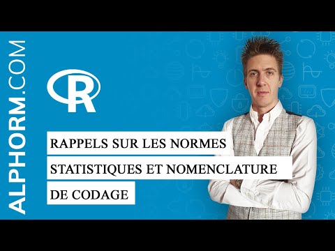 Formation Data science avec R | Rappels sur les normes statistiques et nomenclature de codage