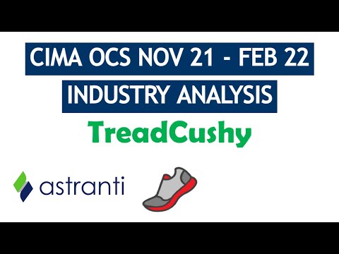CIMA OCS November 2021/February 2022 Pre-Seen Industry Analysis - TreadCushy