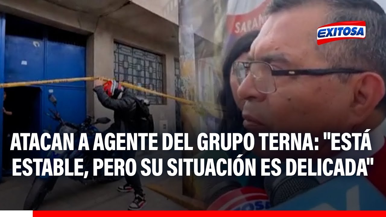 🔴🔵 Atacan a agente del Grupo Terna: "Está estable, pero su situación es delicada"