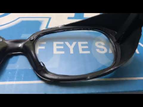 CL white safety goggles