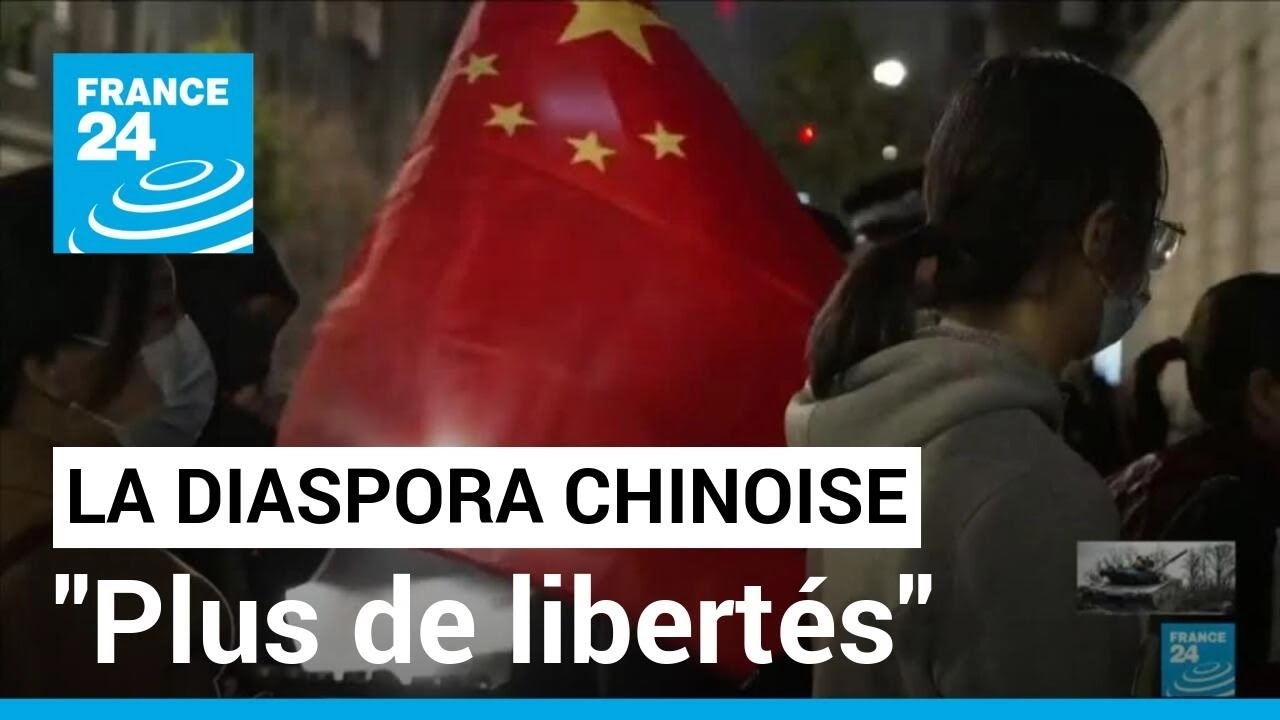 "Plus de libertés" : La diaspora chinoise mobilisée en solidarité avec ses compatriotes