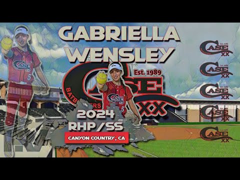 2024 Gabriella Wensley 🥎 Pitcher and SS/Utility, Softball Skills Video - Case Batbusters