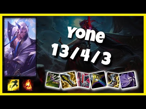 Yone 11.3 Gameplay Challenger S11 Mid (13/4/3) - TURKISH
