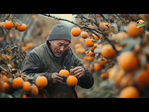 The Priciest Persimmons in the World: Harvesting Japanese Persimmons and Traditional Drying Process