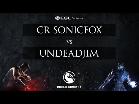 Mortal Kombat X - ESL Pro League Season 2 Finals - Upper Bracket Ro16 - cR SonicFox vs UndeadJim