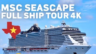 MSC Seascape Full ship Tour NEW(4K)+Yacht Club Royal Suite! Now sailing from Galveston Texas