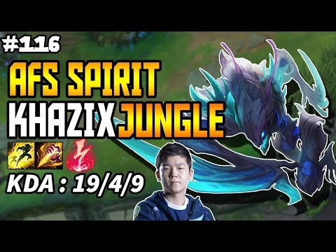 AFS Spirit Khazix vs Xin Zhao Jungle - Korea Challenger Season 8