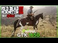 GTX 1650 - Red Dead Redemption 2 Optimal Best Settings For 60FPS