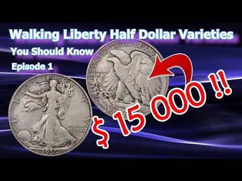 Walking Liberty Half Dollar Varieties You Should Know Ep.1 - 1946, 1944, 1936