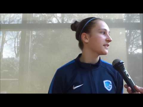 20170115   Interview with Gwen Duijsters  from KRC Genk Ladies on the Weltklasse Hallentournement of