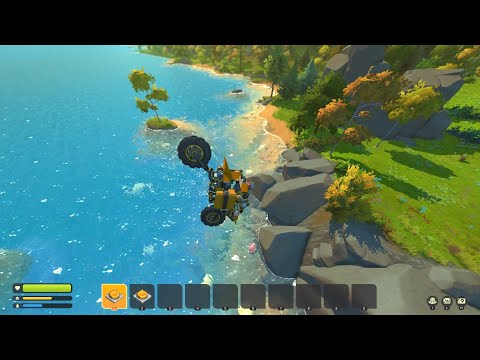 Scrap Mechanic FREESTYLE Dirt Bike build with fant mod part