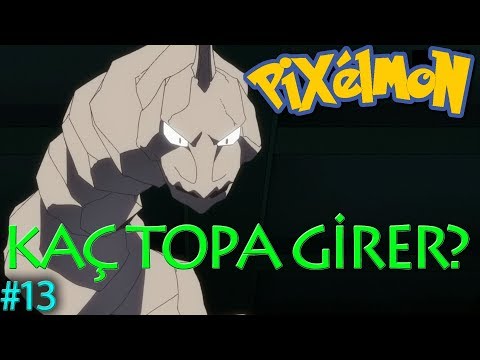 1 CANLI ONIX KAÇ TOPA GİRER? #13 Minecraft Pokemon Maceraları - [TR] Pixelmon