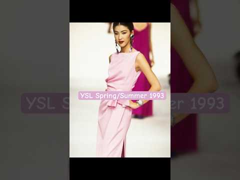 YSL Spring/Summer 1993. *no copyright intended* #glamour #90sfashion #iconic #fyp