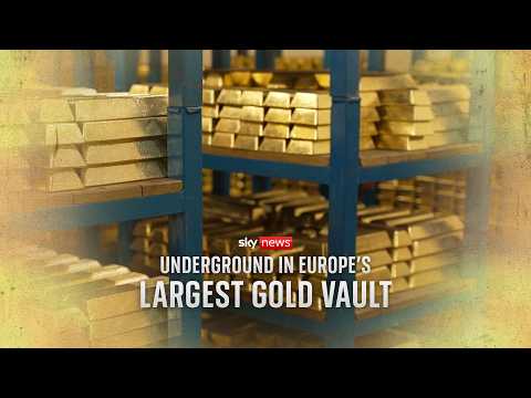 Sky News gets exclusive access inside the Bank of England gold vaults