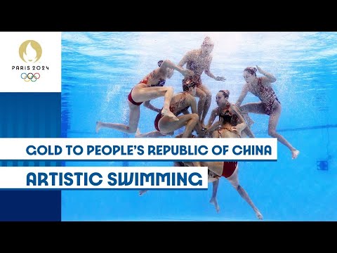 Gold to People's Republic of China 🇨🇳 | Artistic Swimming | #Paris2024 Highlights