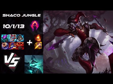 JUNGLE Shaco vs Hecarim - NA Grandmaster Patch 14.23