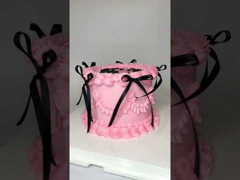 How to make bows for a cake 🎀