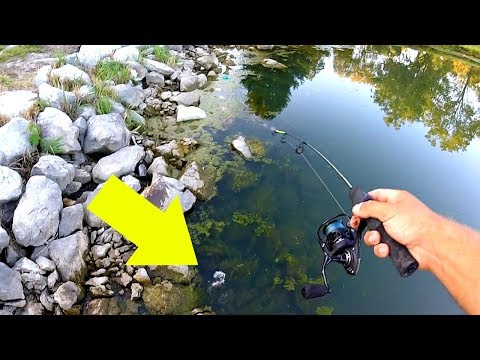 MICRO FISHING Tiny Rock Cracks!! 15 Minute CHALLENGE!!