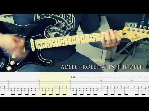 ADELE - Rolling in the Deep [GUITAR COVER + TAB]