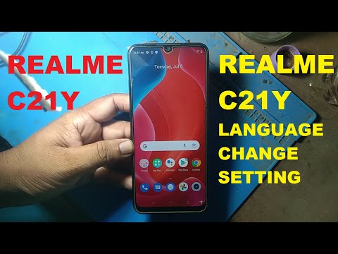 Realme C21Y Language Change Setting & Default English Language