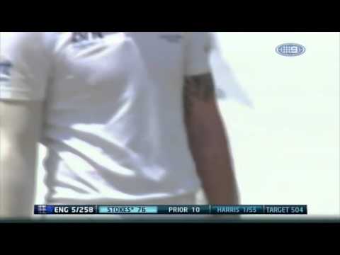 Ball hits wild WACA crack