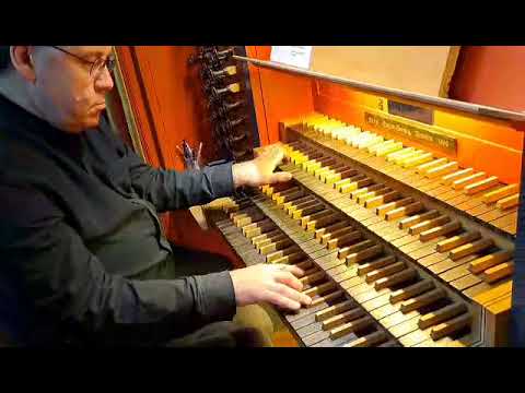 Spontaneous improvisation! Enrique Martin and David Briggs on the Grenzing organ at Madrid Cathedral