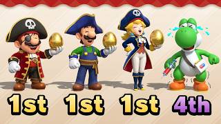 【マリオパーティ100 ミニゲームコレクション】全フリーフォーオールミニゲーム対決！マリオ VS ピーチ VS ヨッシー VS ルイージ 4K (UHD)