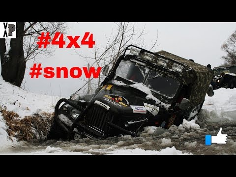 Snow 4x4 offroad extreme fails compilation: Best off road moments 2019