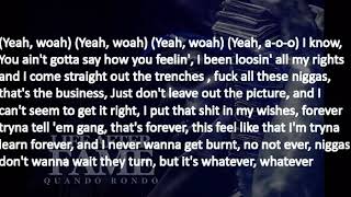 Quando Rondo x NBA YoungBoy x shy glizzy - forever lyrics