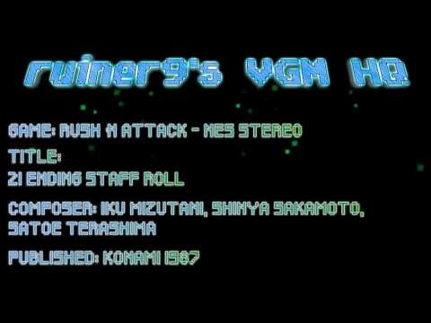 Rush 'n Attack NES Stereo OST 21 Ending Staff Roll