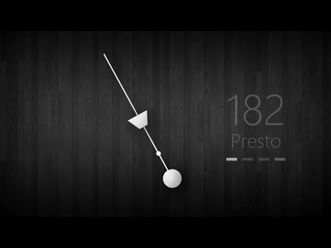 BPM 182 Tempo Metronome（メトロノーム）4/4 拍子 テンポ