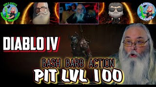 Can 61 years Old Gaming Grandpa Survive a 100 Pit Run Diablo4