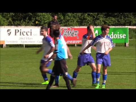 Juniors B. FC Dombresson vs GrpM Val-de-Travers Couvet II 5-1