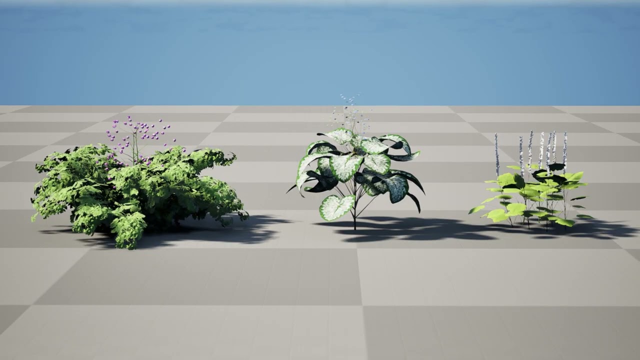 GWPerennials and Flowering Plants 3D Model