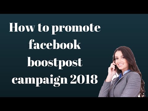 promote facebook boostpost campaign