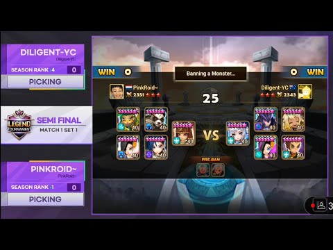 魔靈召喚 | PinkRoid v Diligent-YC | 24屆傳奇賽 | Summoners War