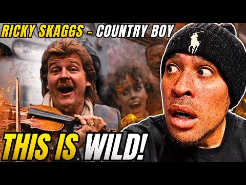 Rapper FIRST time REACTION to Ricky Skaggs - Country Boy! This is SO WILD.....