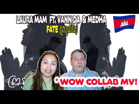 Laura Mam - FATE (ព្រហ្មលិខិត) ft. Vann Da and Medha [Official MV] | Couple REACTION !