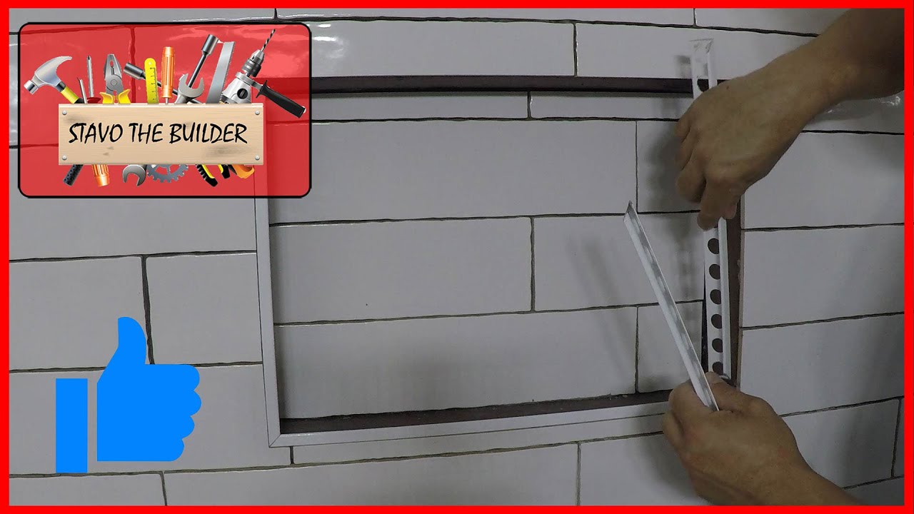 Como instalar los bordes para una jabonera de una ducha.