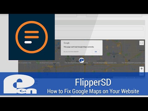 How to fix Google Maps on Your Website - 2018 - FlipperSD CMS