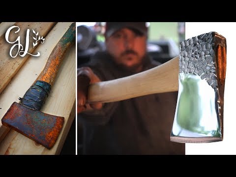 Rusted Axe Restoration..beyond restored.